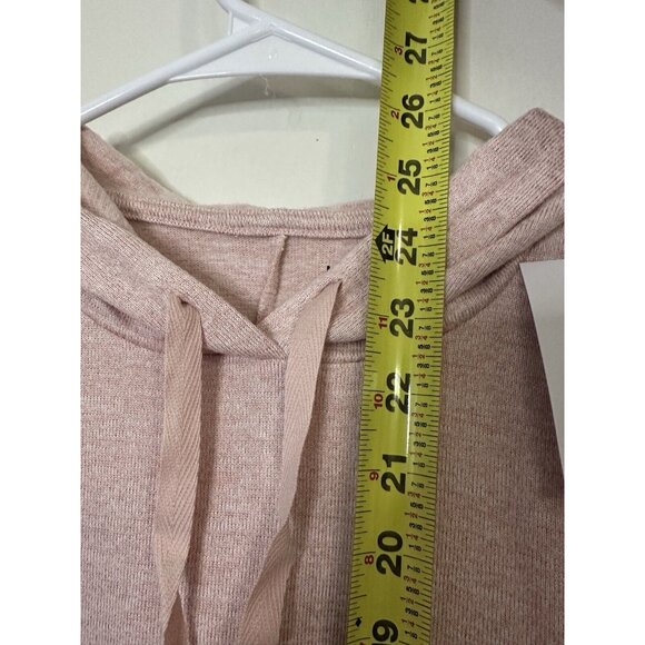 Lane Bryant LIVI Active Pink Hooded Pullover Sweater Size 10/12 - Picture 6 of 7